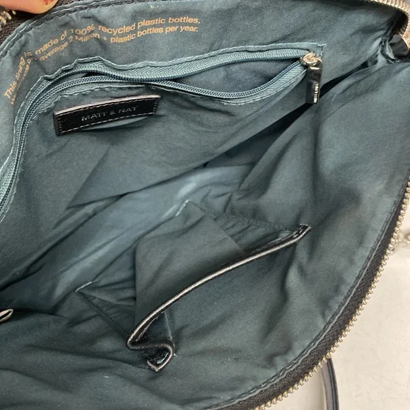 Matt & Nat Black Minka Vegan Hobo Bag Dwell Crossbody Bag - Picture 13 of 17